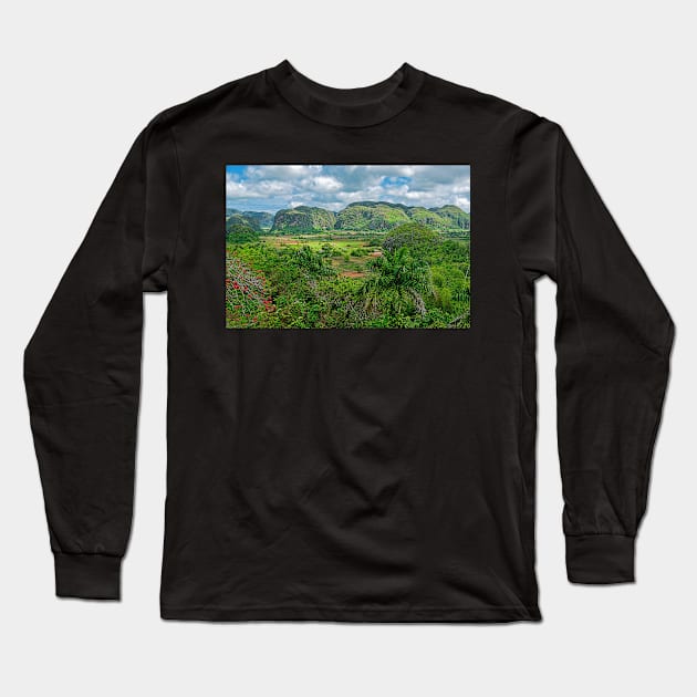 Vinales Countryside. Long Sleeve T-Shirt by bulljup